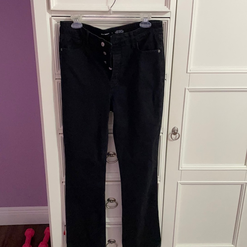 Old navy boot cut black jeans